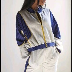 Out From Under Urban Outfitters Carter Zip Front Varsity Track Jacket XS